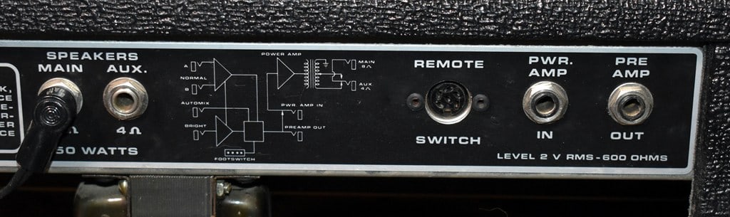 Vtg. 1978 Peavey 212 Classic VT Series 2-Chan. 50 W Guitar Amp w/ SS Preamp & Tube Power Section - 6