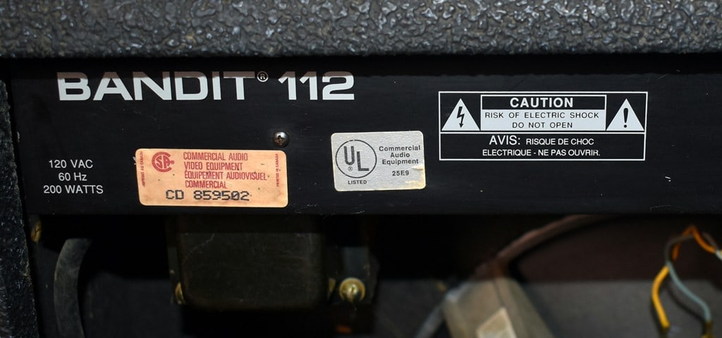 Vintage 1991 Peavey Bandit 112 Solo Series 80 Watt Guitar Amplifier, Scorpion Speaker, Made in USA - 6