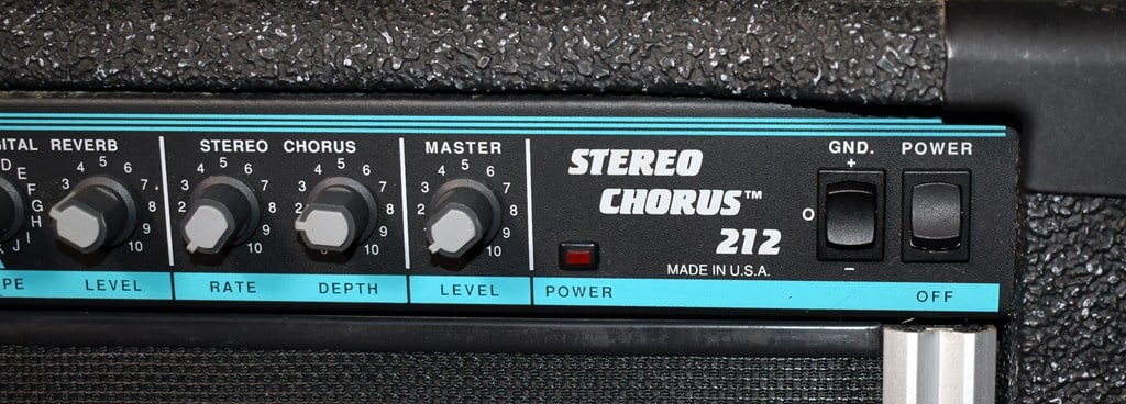 Vtg. 1992 Peavey Stereo Chorus 212 Guitar Amp, 2 Channel 130 Watt, Scorpion Speaker, Made in USA - 3