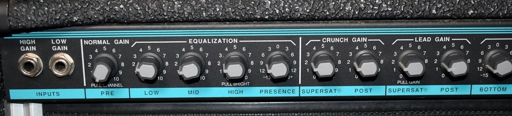 Vtg. 1992 Peavey Stereo Chorus 212 Guitar Amp, 2 Channel 130 Watt, Scorpion Speaker, Made in USA - 5