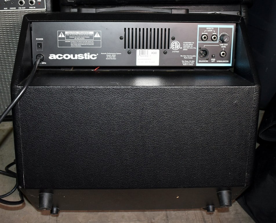 2009 Acoustic AG60 60 Watt Two Channel Acoustic Guitar Amplifier - 3