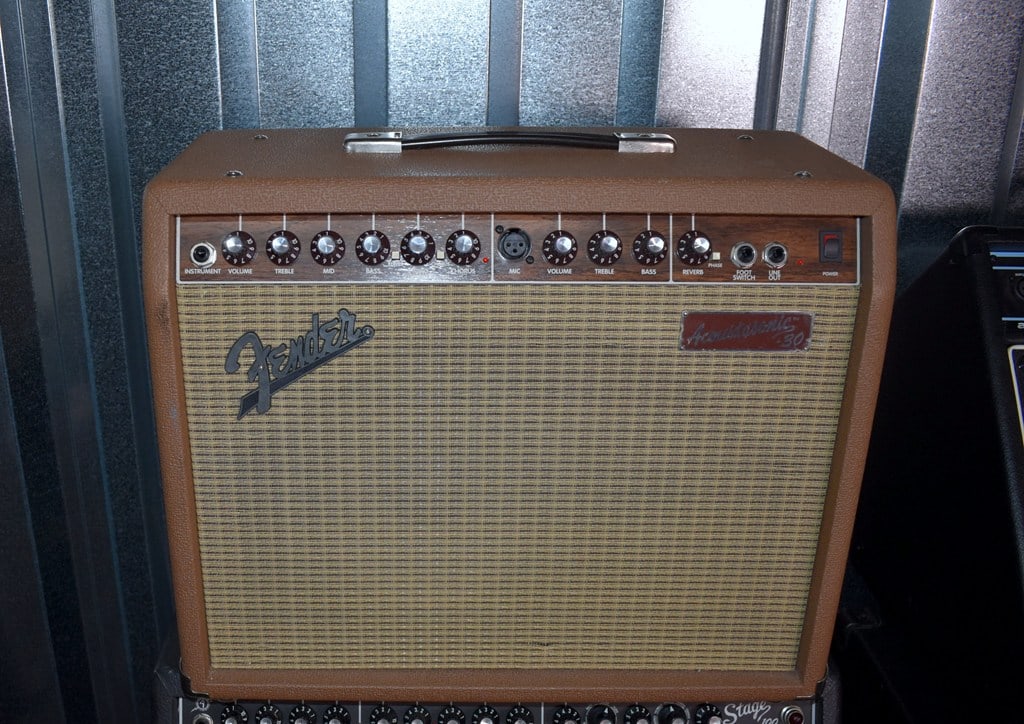 2002 Fender Acoustasonic 30 Watt Acoustic Guitar Amplifier