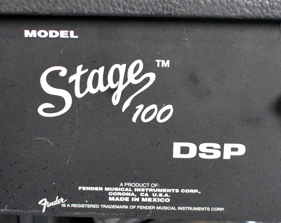 2001 Fender Stage 100 DSP 3 Channel 100 Watt Guitar Amplifier - 5