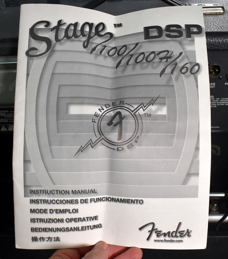 2001 Fender Stage 100 DSP 3 Channel 100 Watt Guitar Amplifier - 9