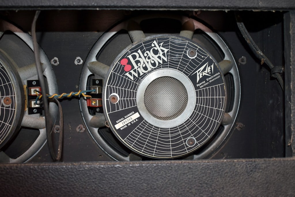 1981 Vintage Peavey Deuce VT Series 120 Watt Two Channel Amplifier, Two Black Widow Speakers, USA - 10