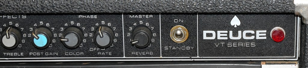 1981 Vintage Peavey Deuce VT Series 120 Watt Two Channel Amplifier, Two Black Widow Speakers, USA - 3