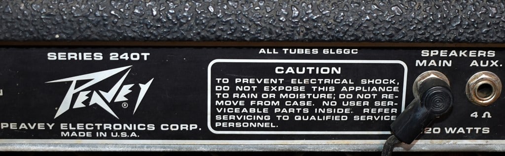 1981 Vintage Peavey Deuce VT Series 120 Watt Two Channel Amplifier, Two Black Widow Speakers, USA - 8
