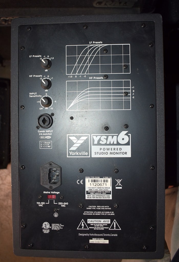 Pair of Yorkville YSM6 Studio Monitor Speakers - 4