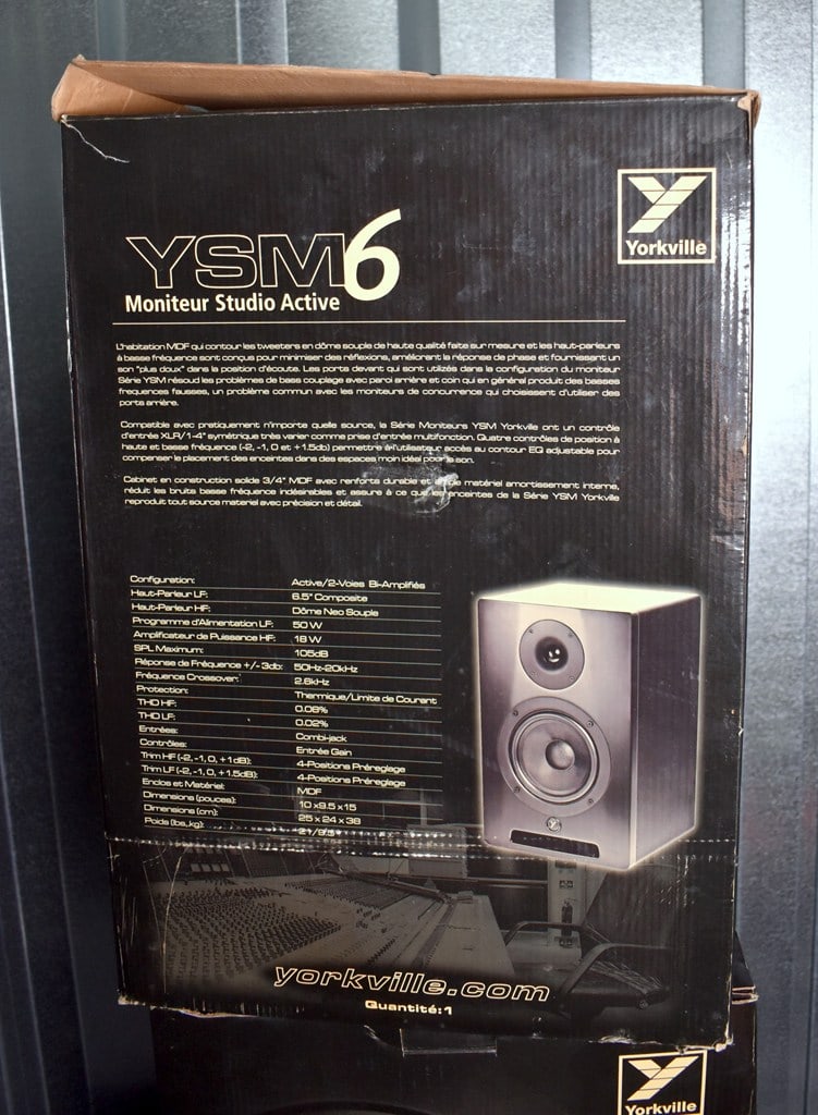 Pair of Yorkville YSM6 Studio Monitor Speakers - 7