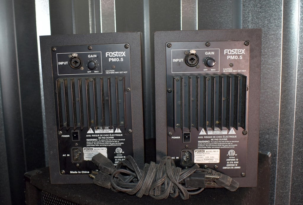 Pair of Fostex PM0.5 Studio Monitor Speakers - 2
