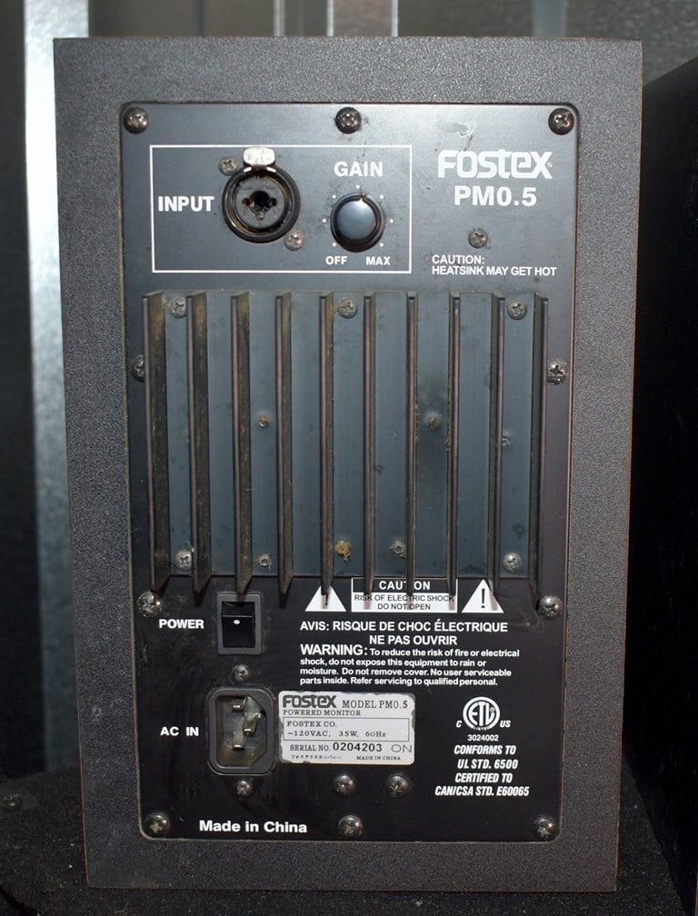 Pair of Fostex PM0.5 Studio Monitor Speakers - 3
