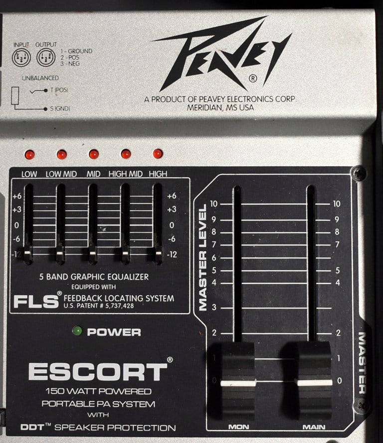Peavey Escort 2000, 150W/4 Ohms Portable Audio System - 10