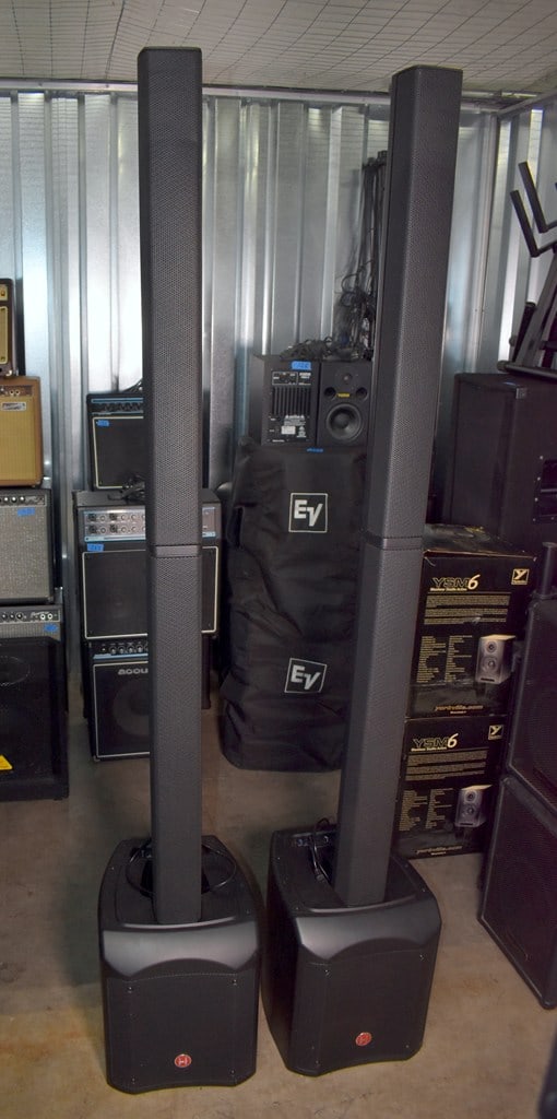 Harbinger MLS900, 900W Amplified Public Address/DJ/Stage Speaker System