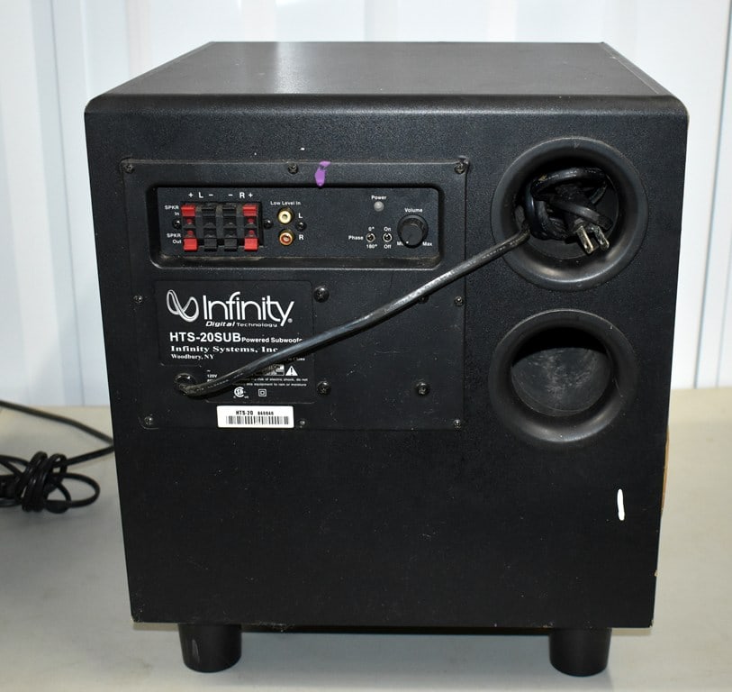 Two Infinity Subwoofers: HTS-20SUB & BU-1 Models - 3