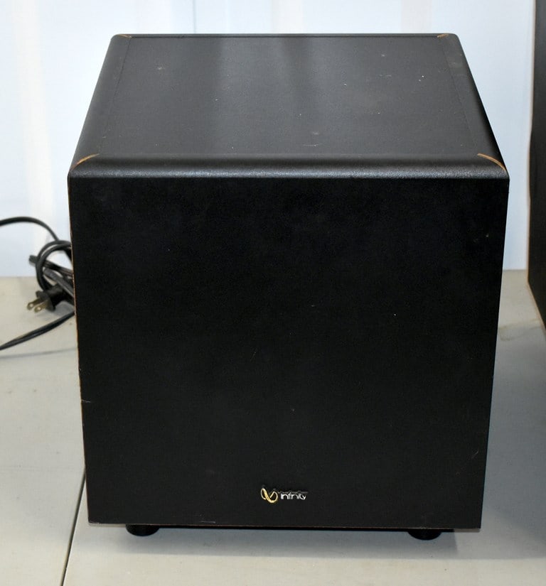 Two Infinity Subwoofers: HTS-20SUB & BU-1 Models - 5