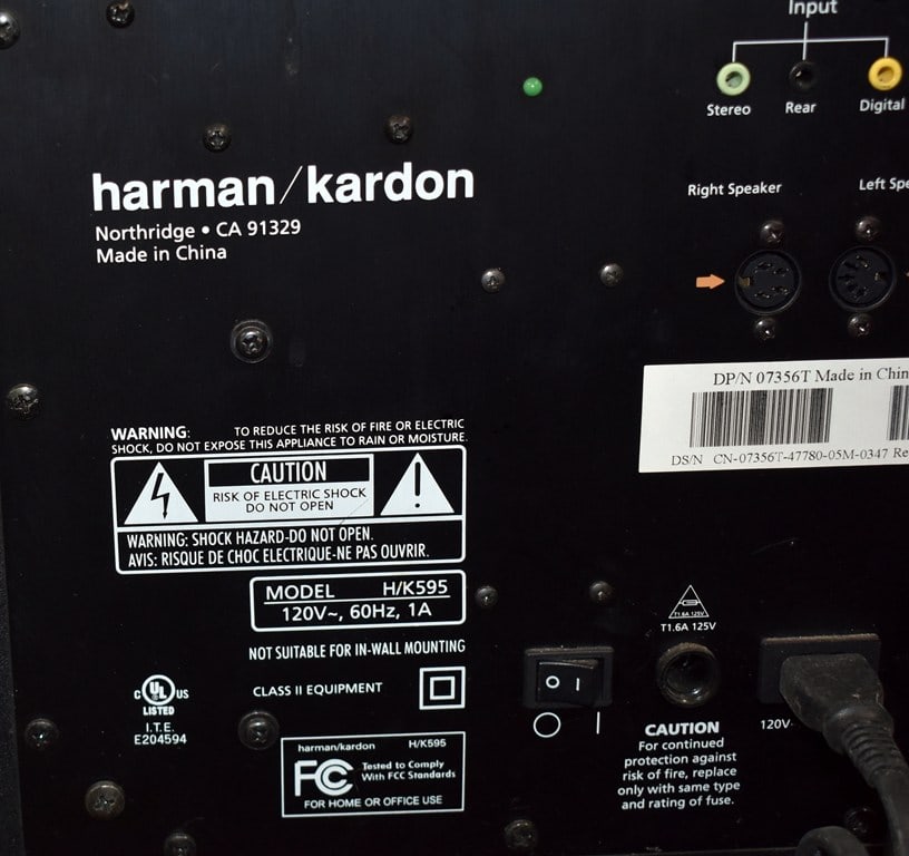 Used Speakers by Sony, Kicker, Kenwood, Harmon/Kardon, KLH and RCA - 7