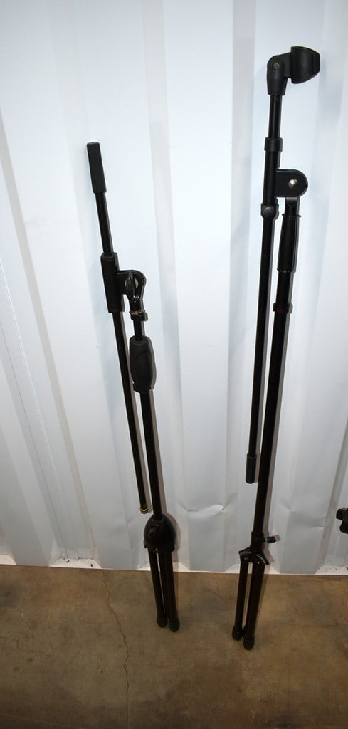 Lot of Microphone Adjustable Stands & Extension Wand - 3