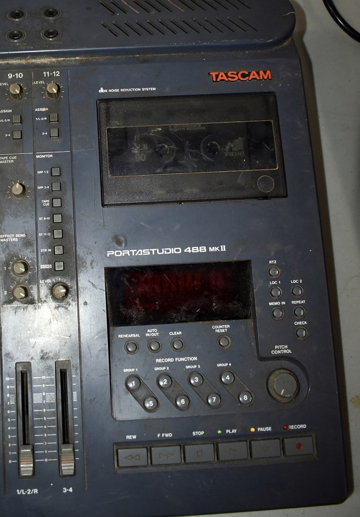 Lot of 3 Used Soundboards: Fostex VF160EX, Yorkville AP312 & Tascam Portastudio 488 MKII - 16