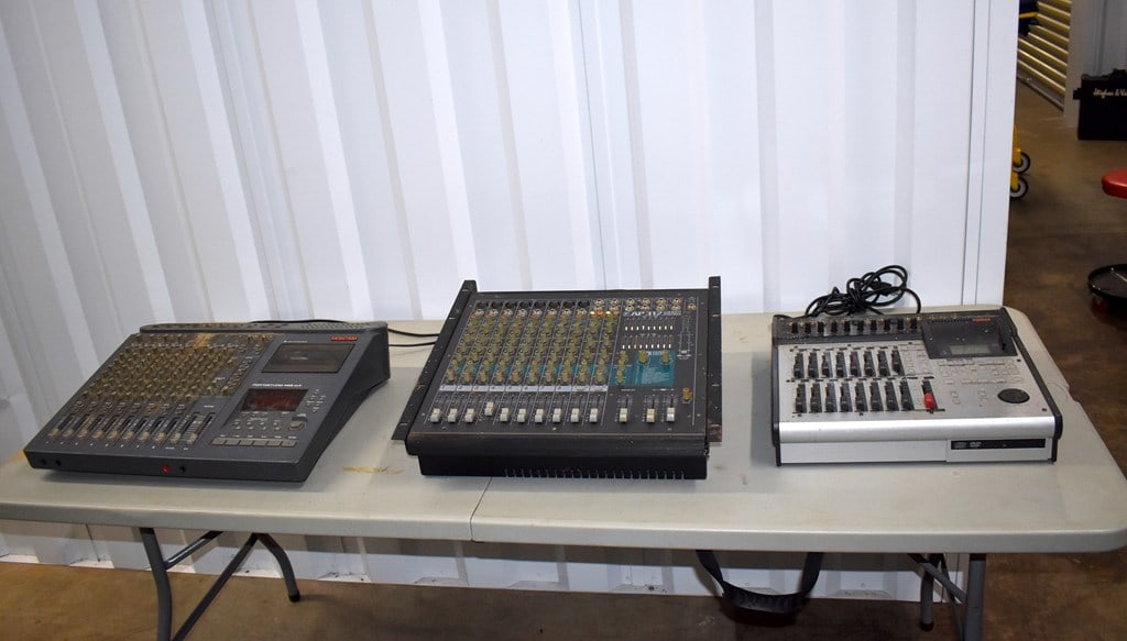 Lot of 3 Used Soundboards: Fostex VF160EX, Yorkville AP312 & Tascam Portastudio 488 MKII: All remain untested. Please read “Auction Details” / “Terms of Sale” for preview, payment, pickup, shipping and other instructions. Lot includes the item(s) described in the
