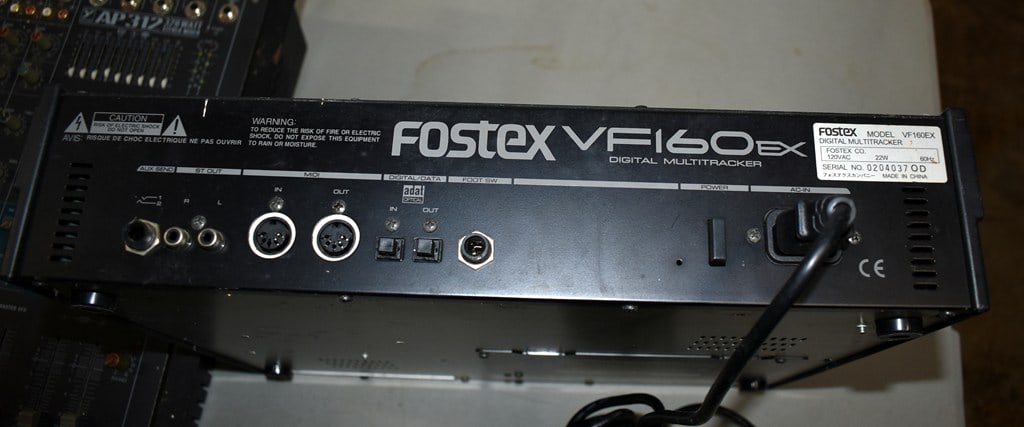 Lot of 3 Used Soundboards: Fostex VF160EX, Yorkville AP312 & Tascam Portastudio 488 MKII - 6