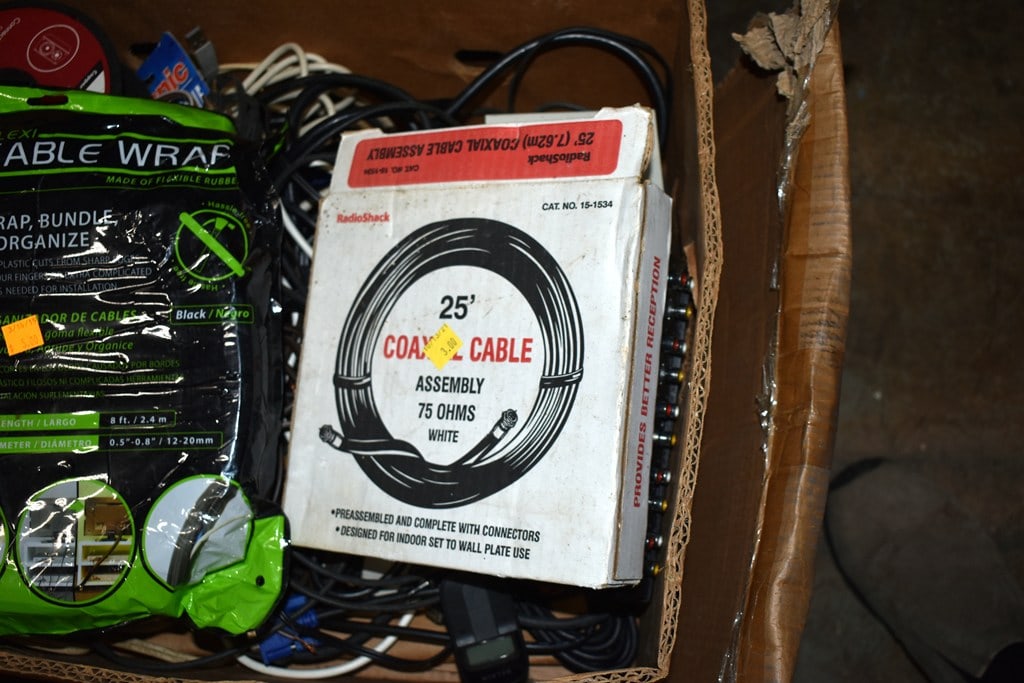 Lot of EdenPure QuartzIR Heater & Extension Cords, Speaker Wires , Cables and More - 10