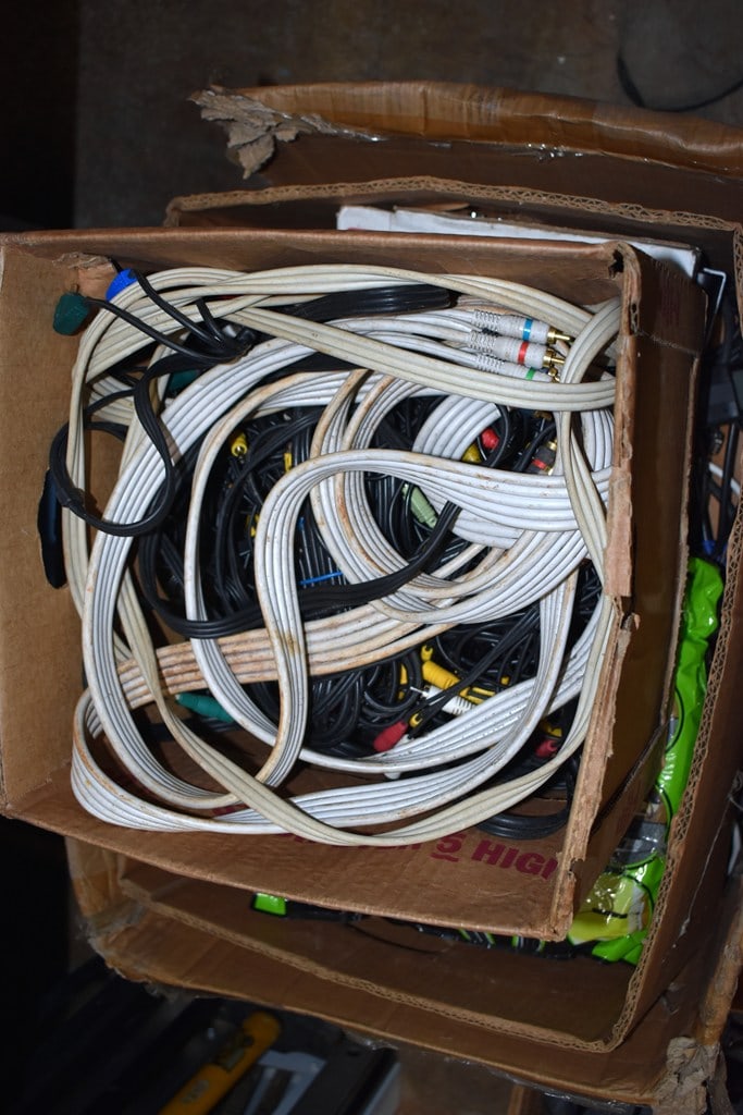 Lot of EdenPure QuartzIR Heater & Extension Cords, Speaker Wires , Cables and More - 11