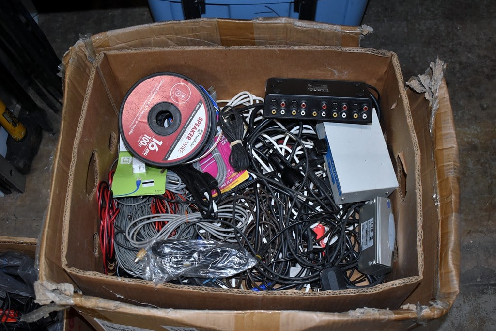 Lot of EdenPure QuartzIR Heater & Extension Cords, Speaker Wires , Cables and More - 7