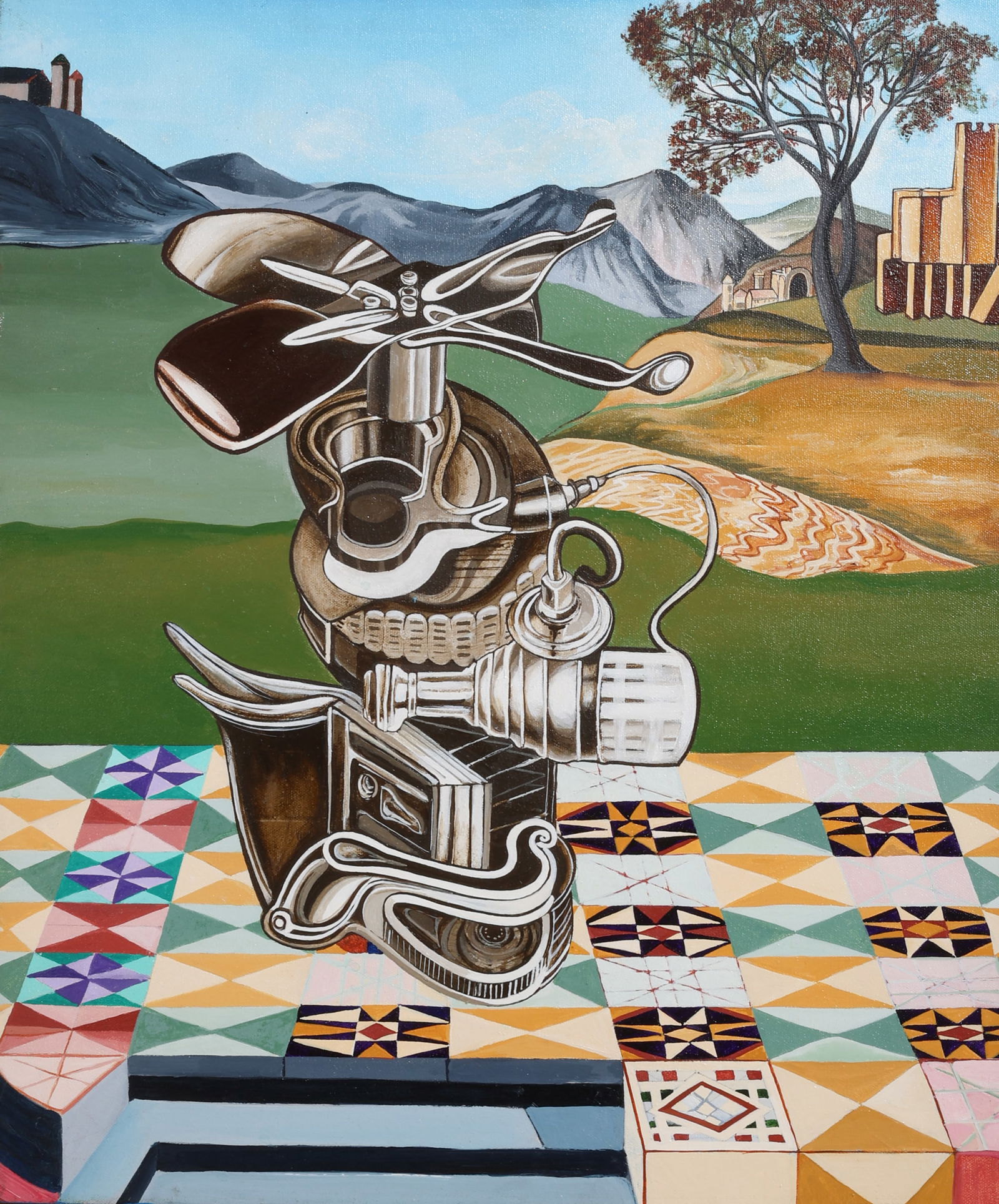 Christine McGinnis (1937-2019) "Renaissance Portrait" (1 of 4)