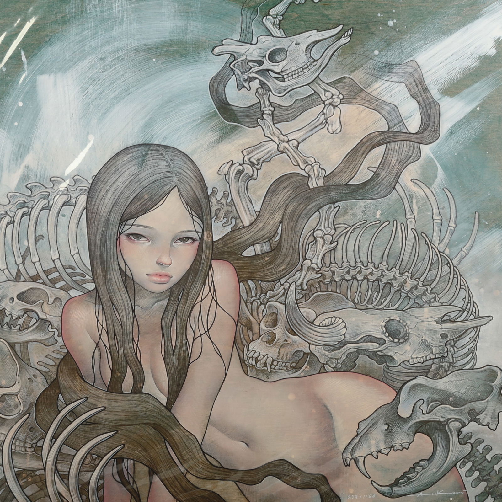 Audrey Kawasaki (b. 1982) "Charlotte", 2011 (1 of 3)