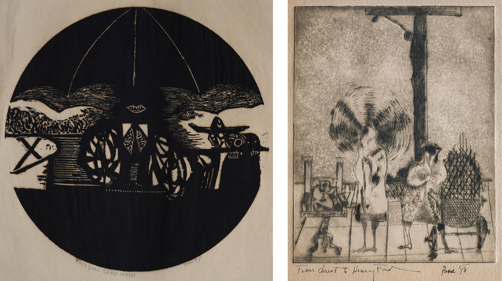 (2 Rare Prints) Peter Paone (American, b. 1936) (1 of 3)