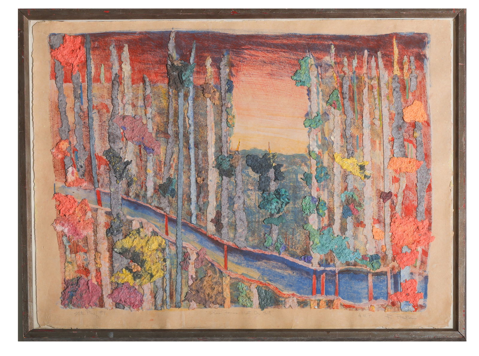 Roland Poska (1938-2017) "Where Forces Meet or Part" (1 of 3)