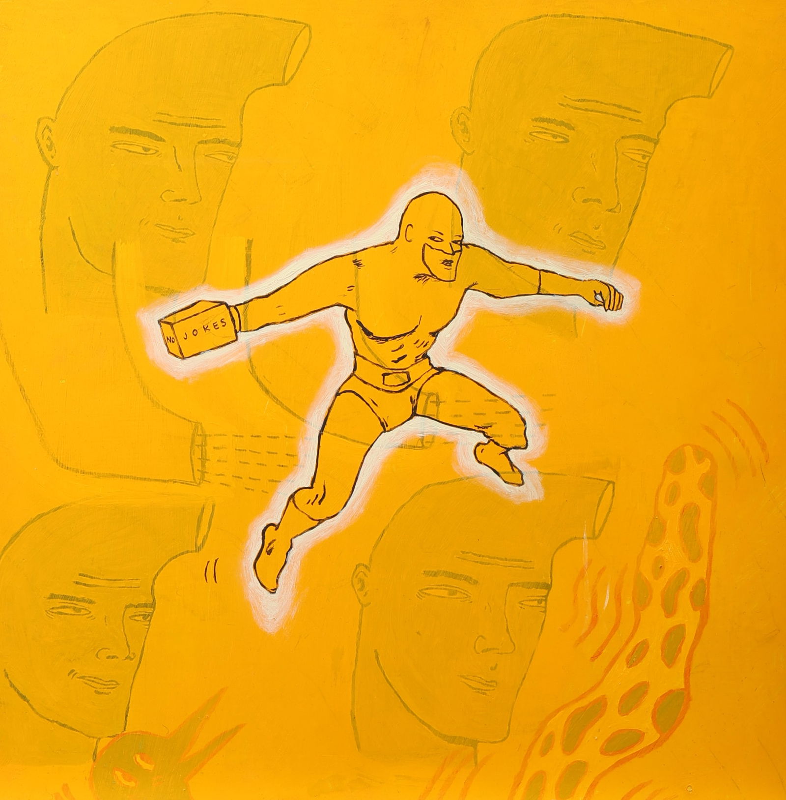 Spencer A. Dormitzer (b. 1967) "No Jokes", 1994 (1 of 2)