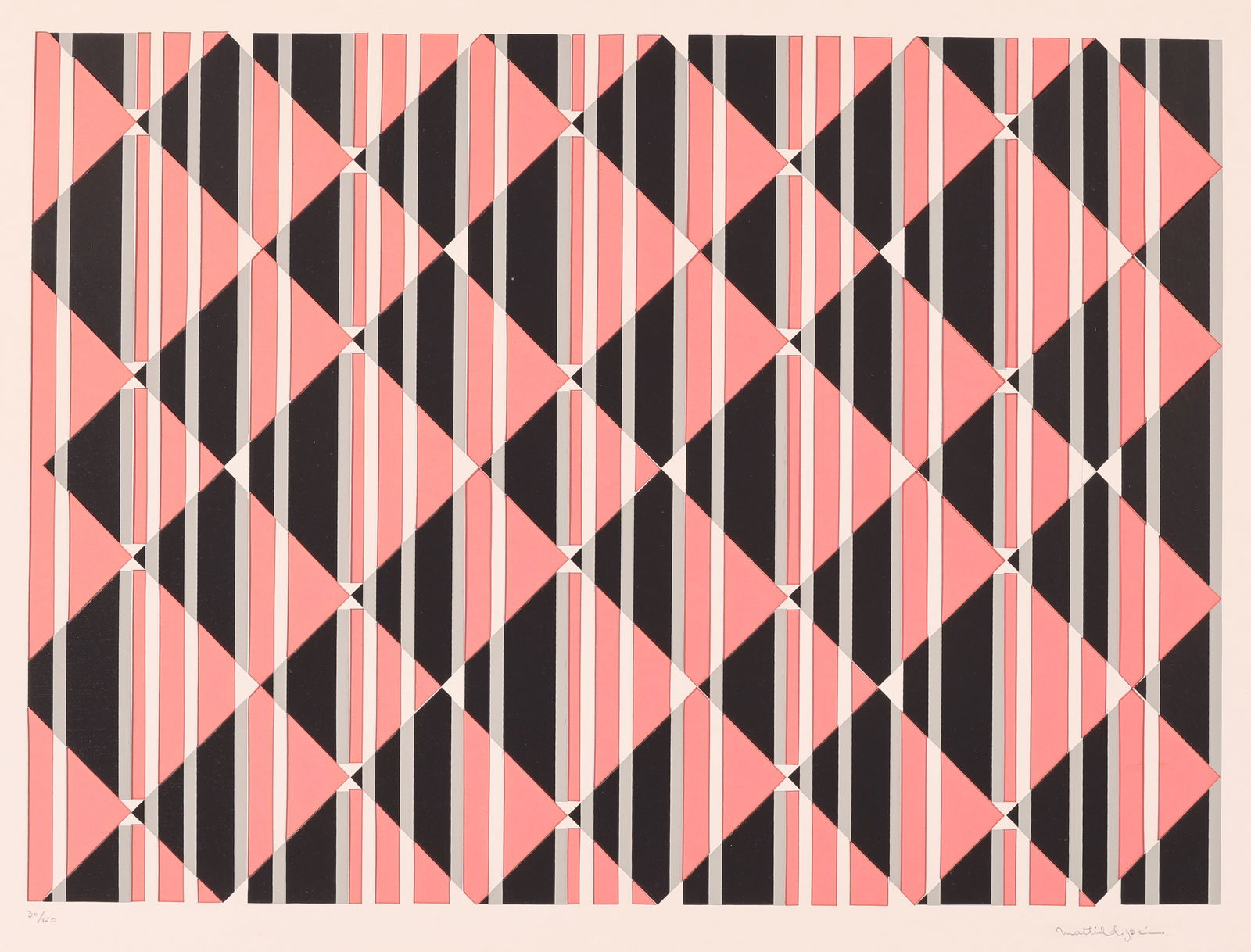 Matilde Perez (Chili, 1920-2014) "GRILLE" (ed. 150) (1 of 6)