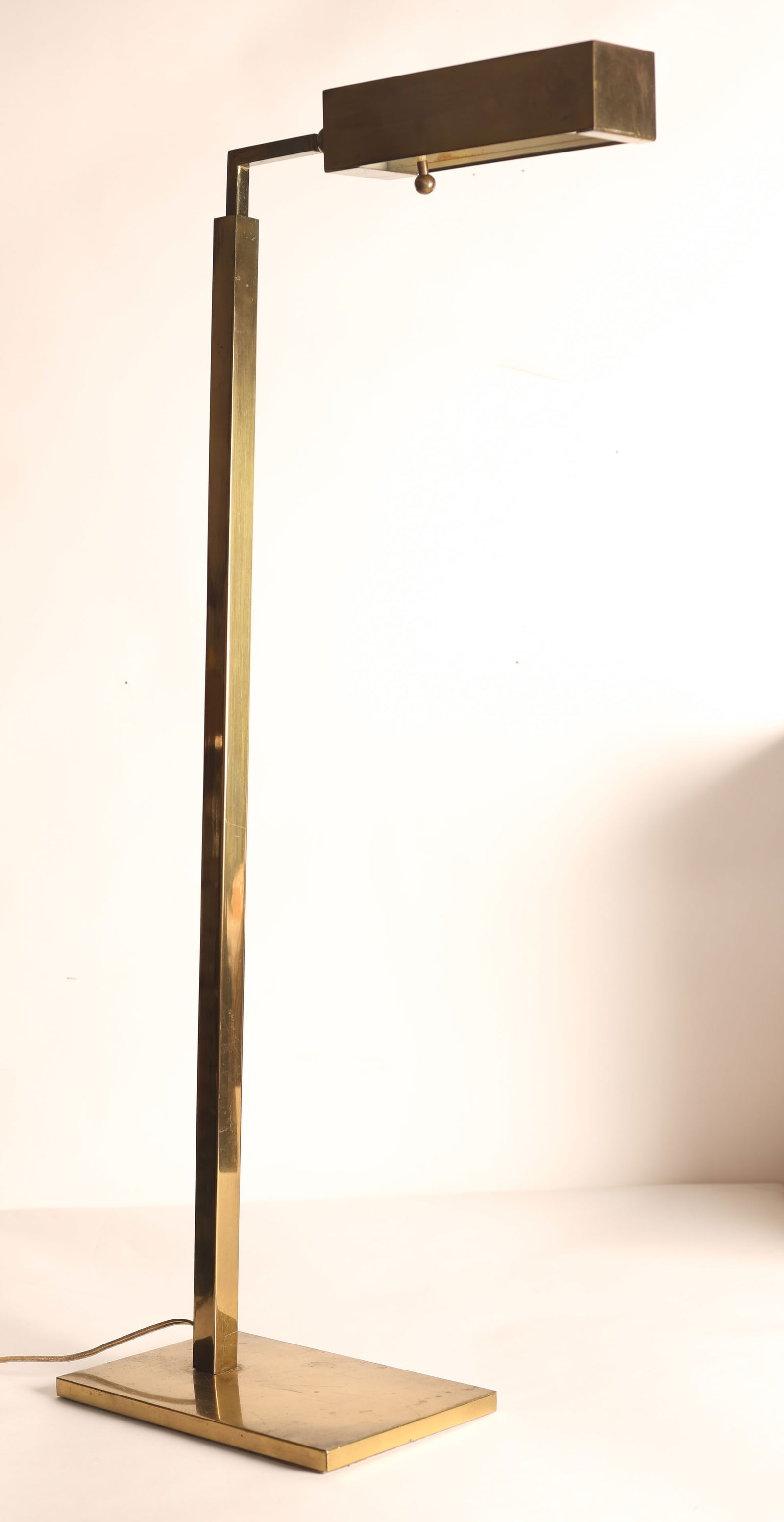 Vintage Brass Floor Lamp (Boyd Lighting Fixture Co.) (1 of 3)