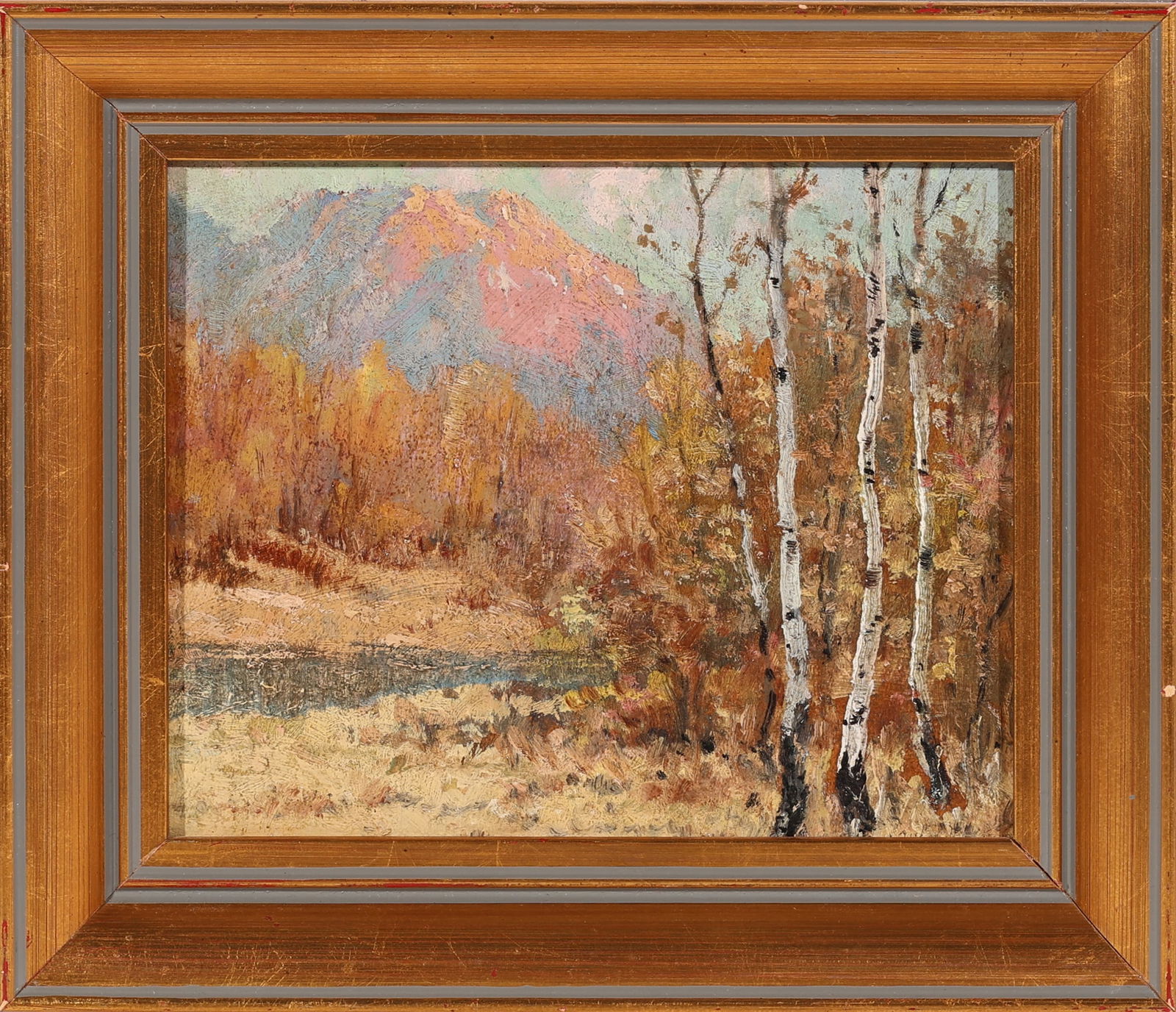 Attributed to Allen Tupper True (1881-1955) "Autumn Landscape" (1 of 4)