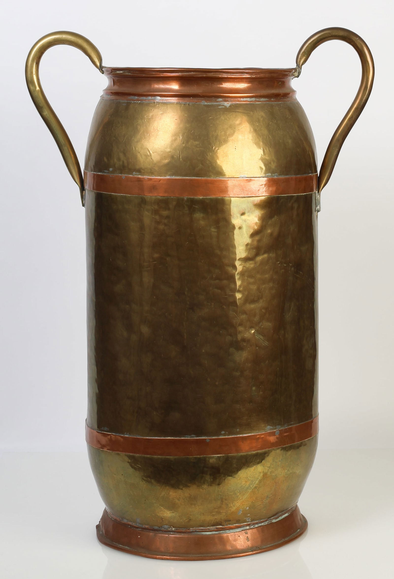 Vintage Copper Brass Twin Handled Vessel (1 of 5)