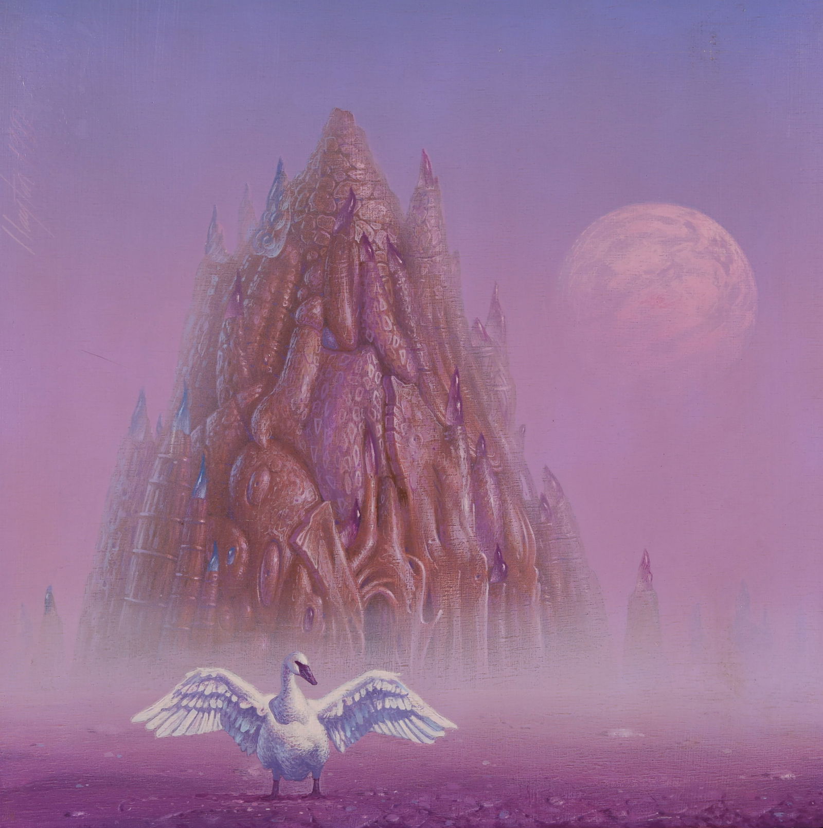 Clayton Anderson Surreal Painting (1982) (1 of 3)