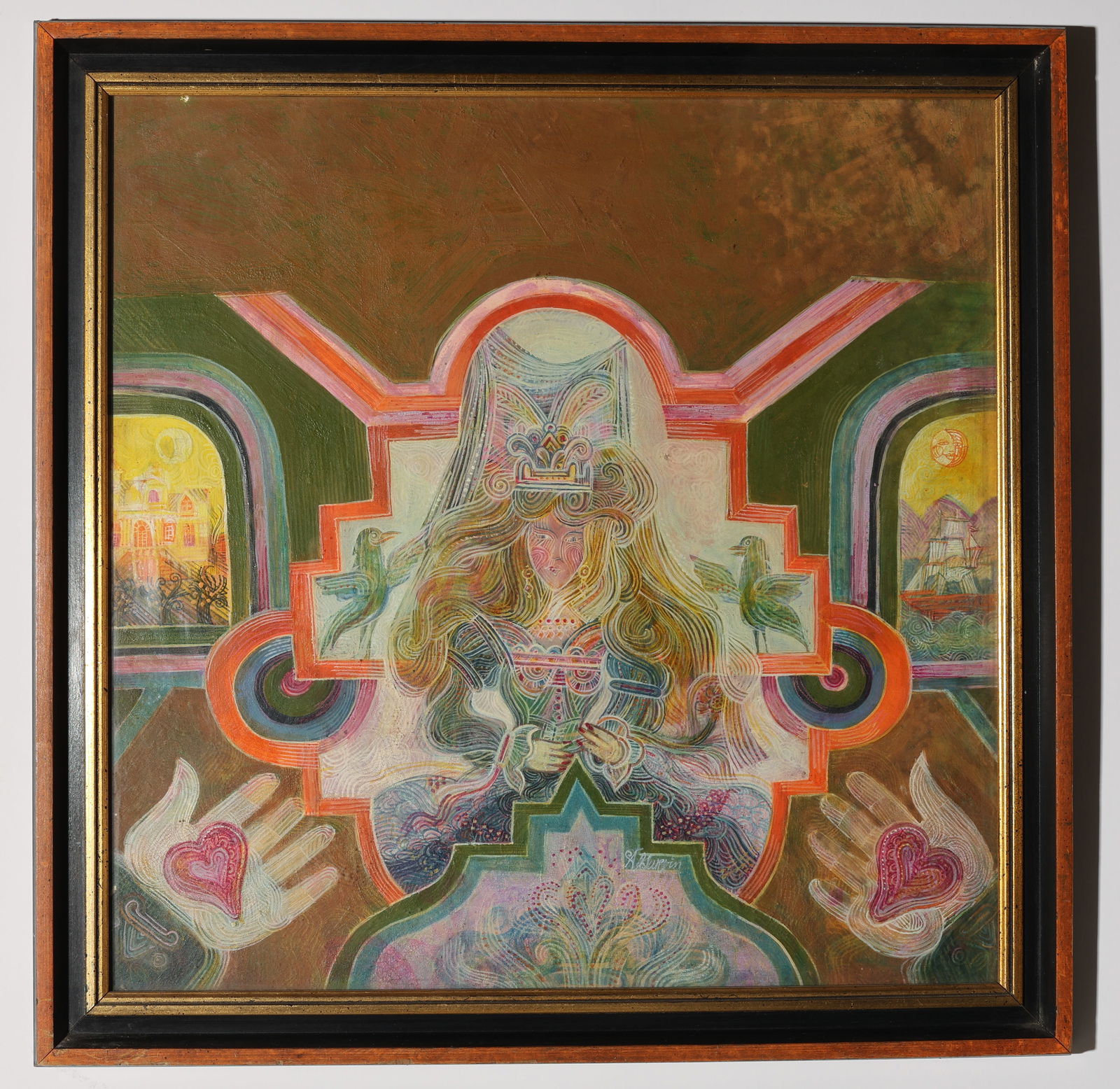 Abe Gurvin (1937-2012) Illustration Art Painting (1 of 2)