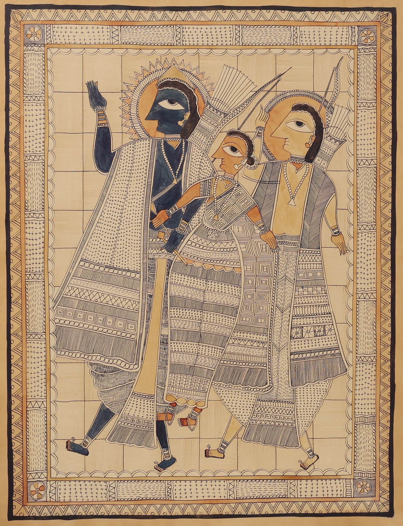 Krishnanand Jha (1947-2018) Painting (1 of 3)