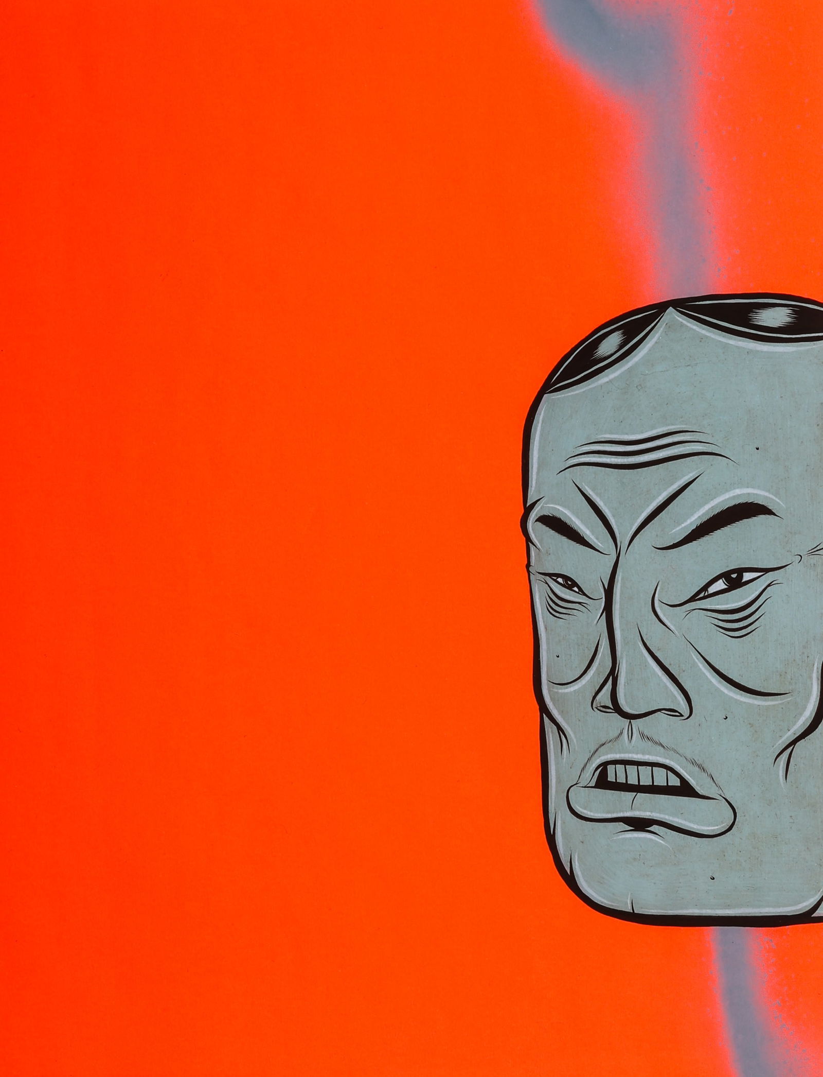 Barry McGee (b. 1966) Mixed Media: Barry McGee (b. 1966) Mixed Media Painting, 2024, Acrylic, gouache and aerosol on paper. Size: 11 x 8.5 in. (28 x 22 cm). Provenance: Acquired from The Hole.