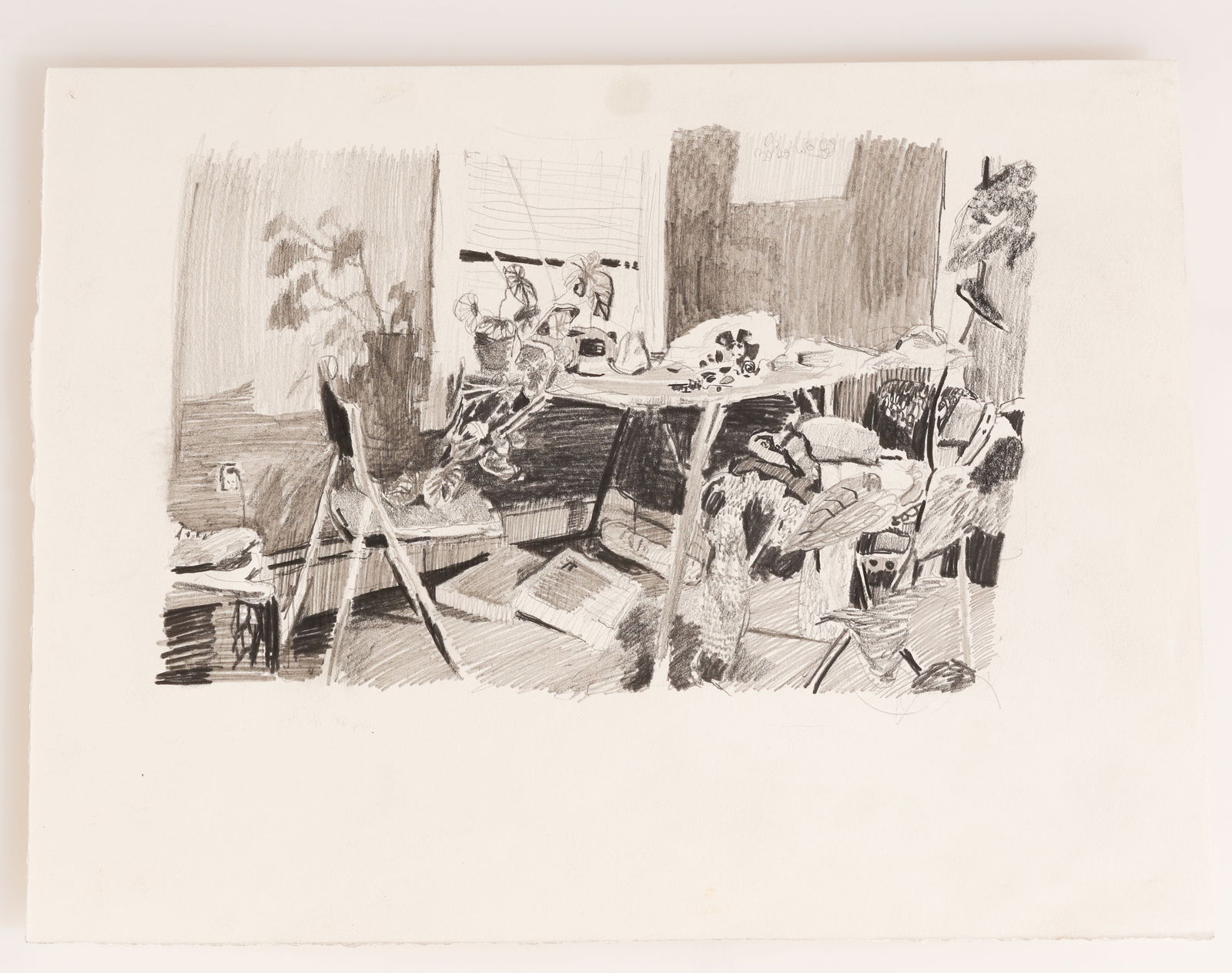 Matt Bollinger (b. 1980) Untitled (Wires), 2006: Matt Bollinger (American, b. 1980) Untitled (Wires), 2006, Pencil drawing on paper, signed, dated, titled. Size: 9'' x 11.75'', 23 x 30 cm (sheet). Unframed.