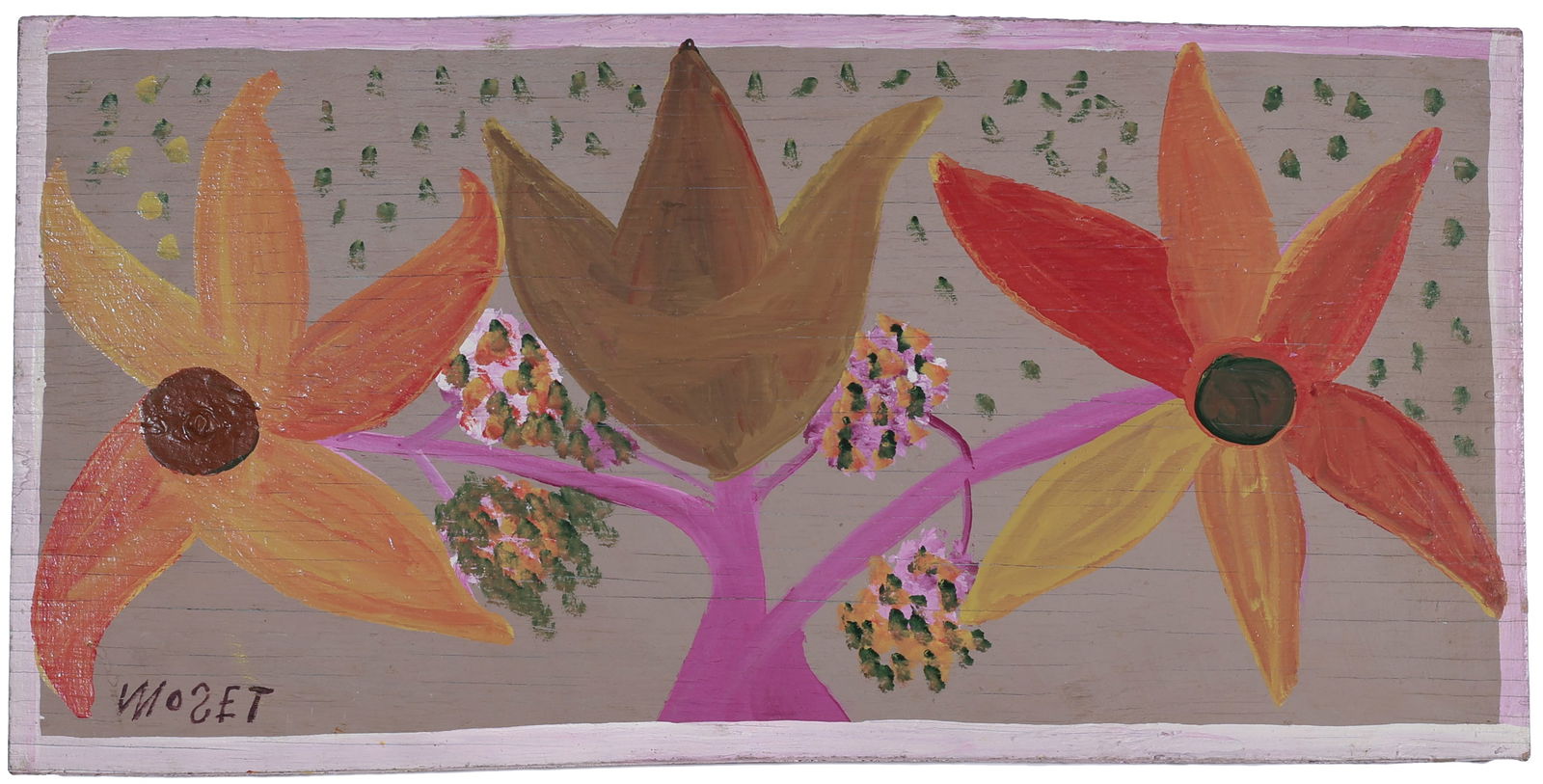 Moses Tolliver (1918-2006) Painting (1 of 2)