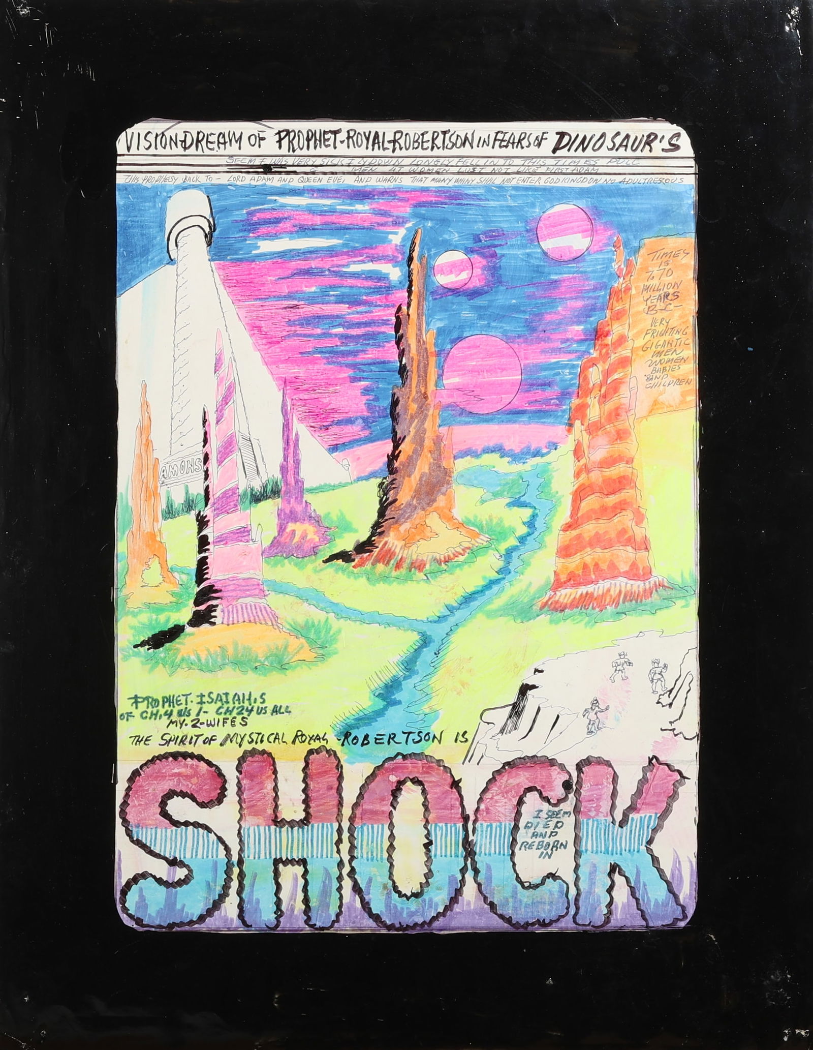 Prophet Royal Robertson (1930-1997) "Shock" (1 of 3)