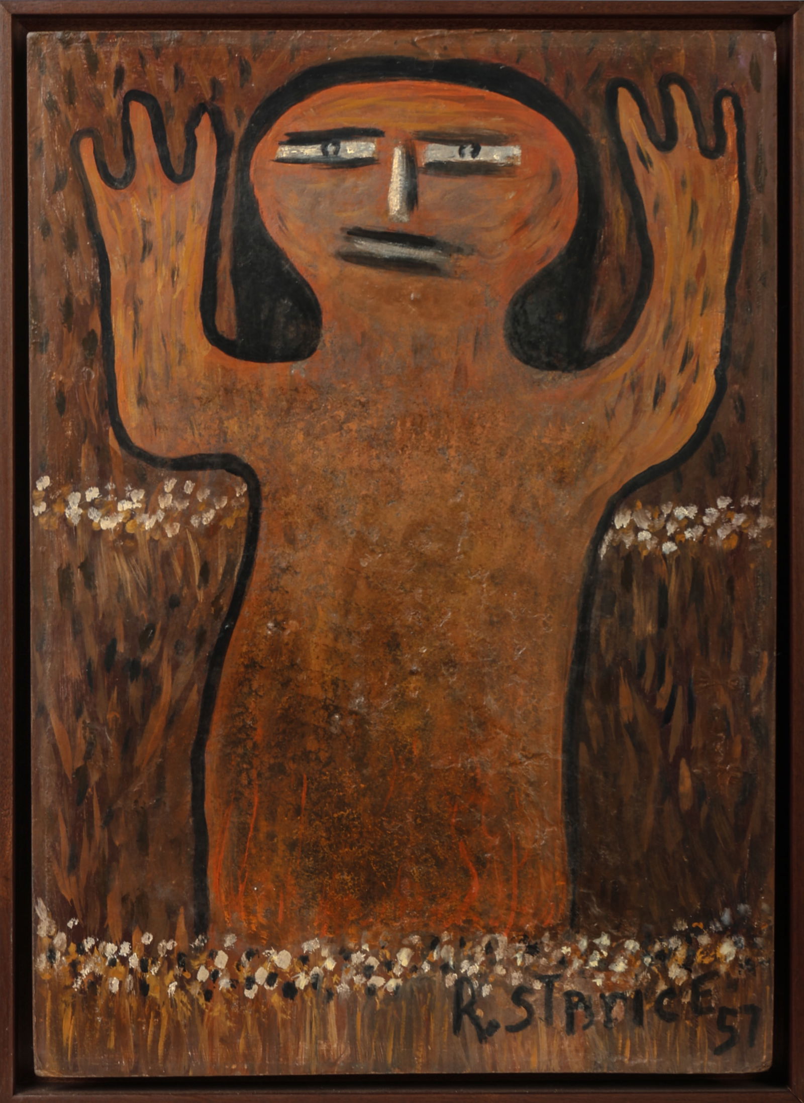 Robert Saint-Brice (1893-1977) Painting, 1957 (1 of 2)