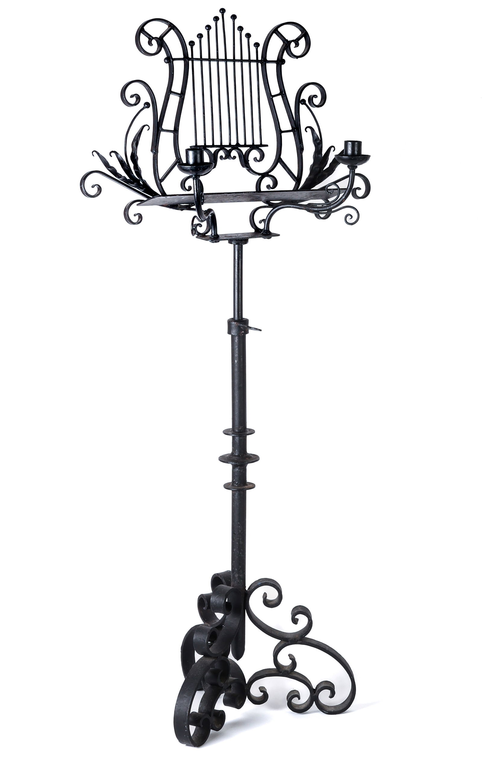Antique Gothic Iron Music Stand (1 of 3)
