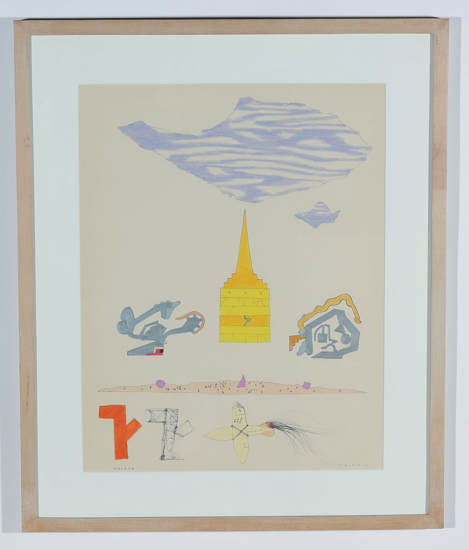 Rodger LaPelle (American, 1936-2020) Mixed Media (1 of 3)