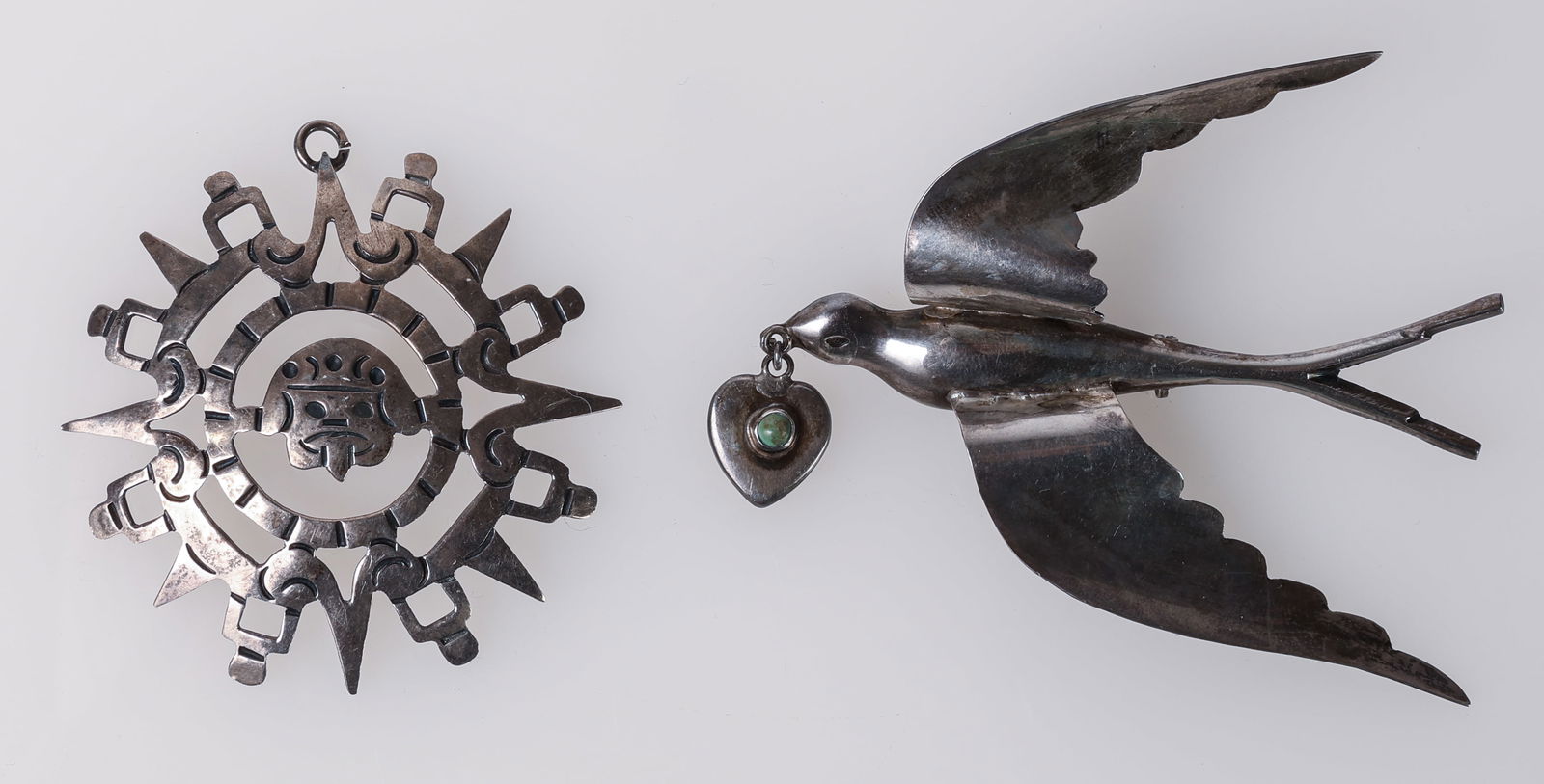 (2 pc) Hand-crafted Silver Jewelry (1 of 2)