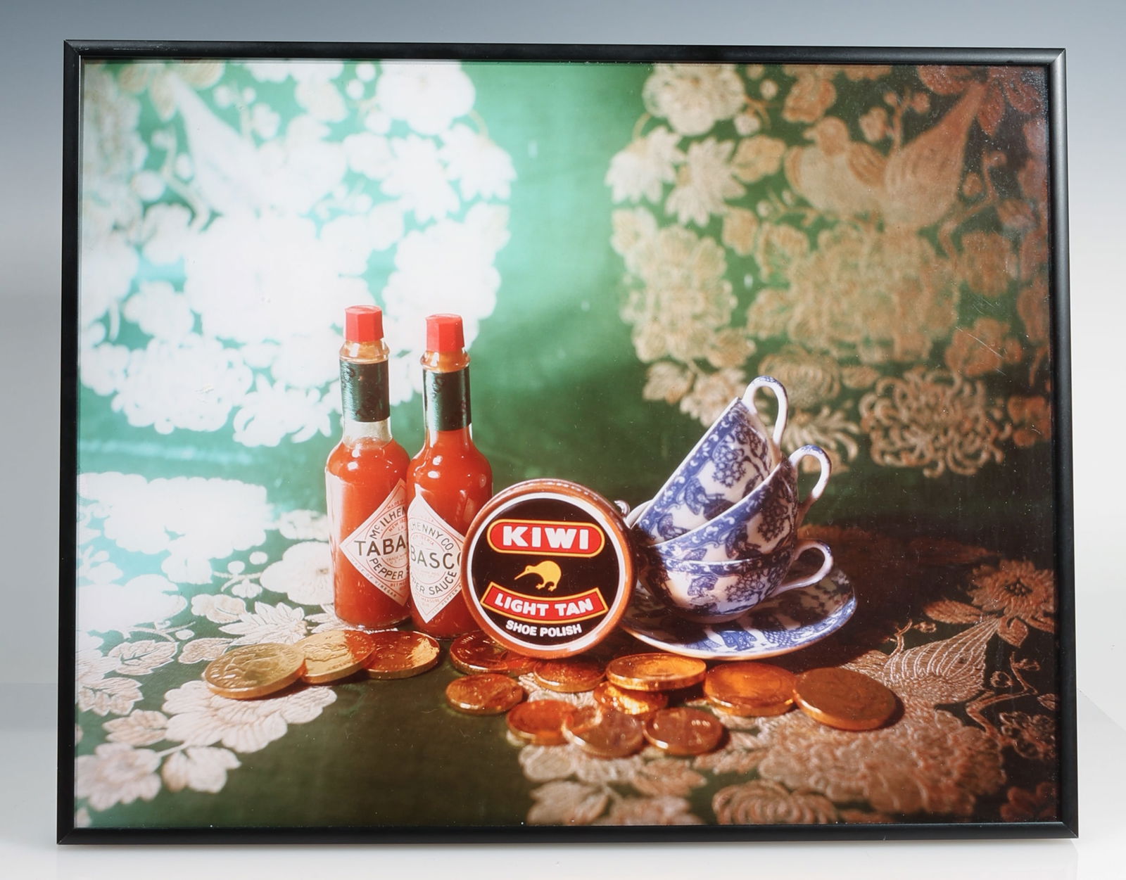 Clegg & Guttmann (20th c.) "Tabasco Light Tan", 1988: Michael Clegg & Martin Guttmann (20th c.) "Tabasco Light Tan", 1988, laminated cibachrome photograph. Framed. Size: 12.75'' x 16.25'' (32 x 41 cm). Provenance: Jay Gorney Modern Art, New York (label