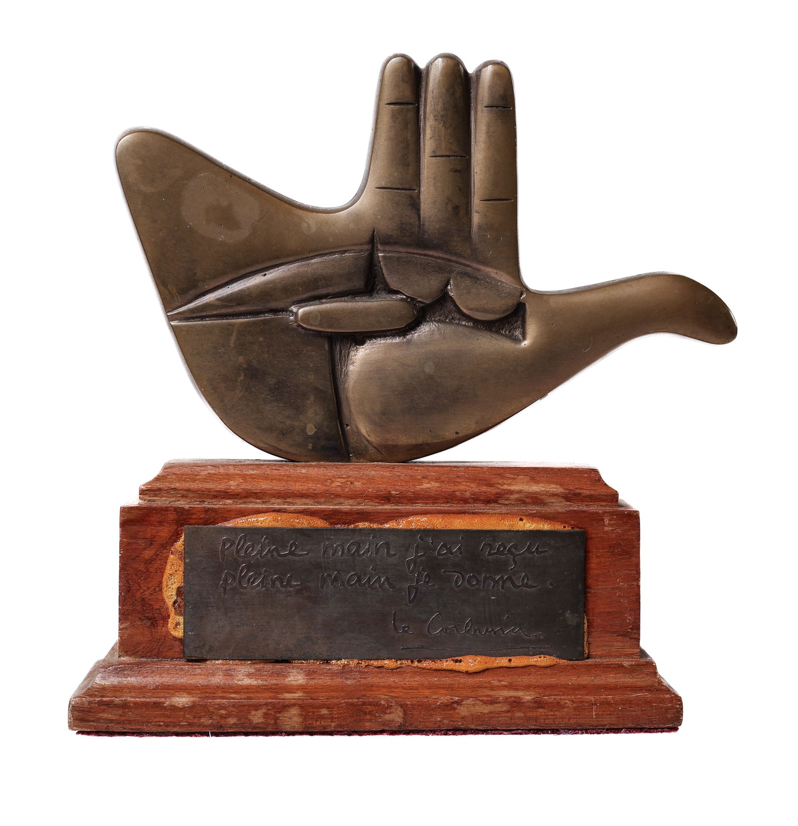 After Le Corbusier "Open Hand" Bronze (1 of 4)