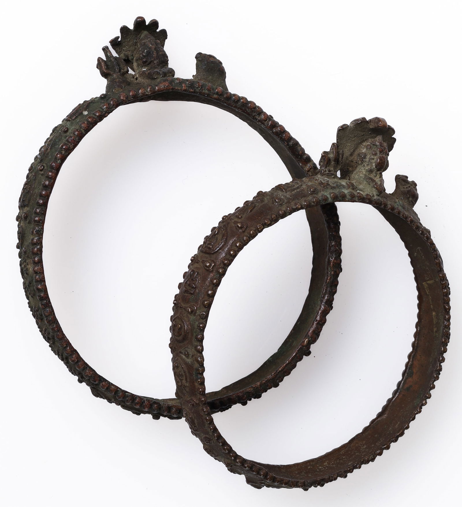 Antique Nepalese or Tibetan Hindu Bracelets (1 of 2)